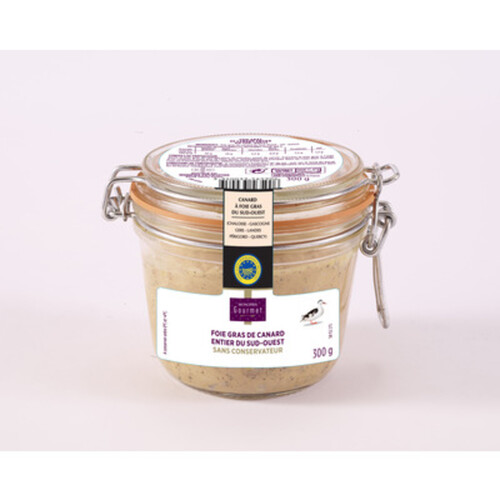 Monoprix Gourmet Foie gras de canard entier du Sud-Ouest IGP 300g