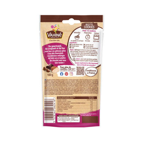 Vahiné Mix Gourmand Idéal Cookies 100g