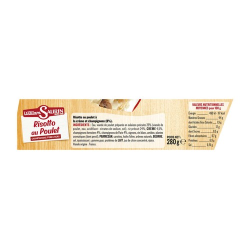 William Saurin Risotto Poulet 280g
