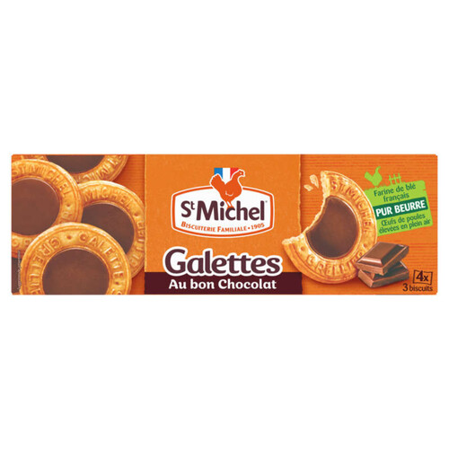 St Michel Galettes cœur choco 121 g