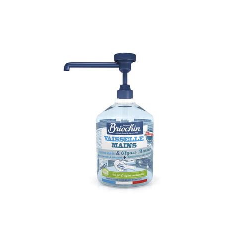 Briochin Liquide vaisselle et mains savon noir et algue marine Ecocert avec pompe 500ml