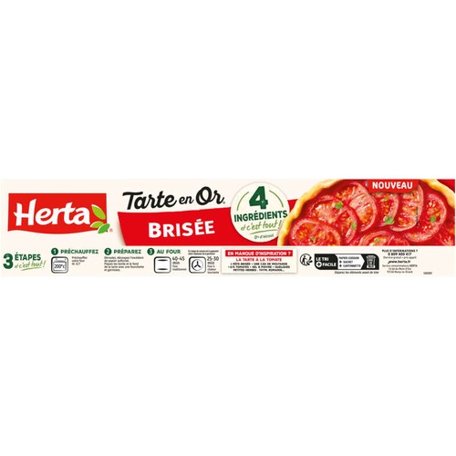 Herta Tarte en Or Pâte brisée 230g