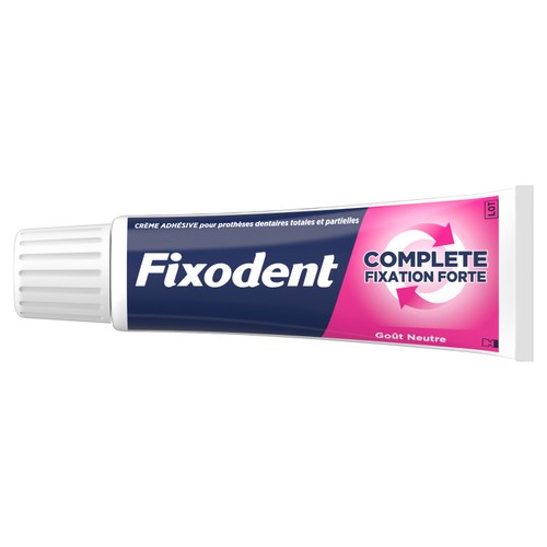 Fixodent Crème Adhésive pour Prothèses Complete Fixation Forte 47g
