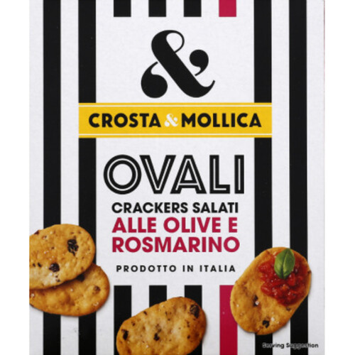 Crosta et Mollica ovali crackers salati 120g