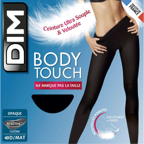 DIM Collant Body Touch Opaque Noir - T1