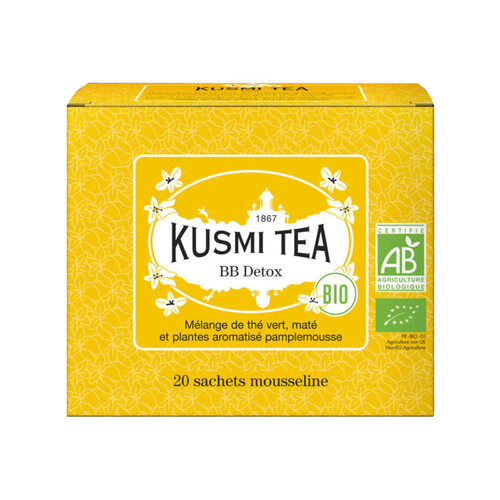 Kusmi Tea Thé Vert En Sachets Bb Detox Bio X20 40G