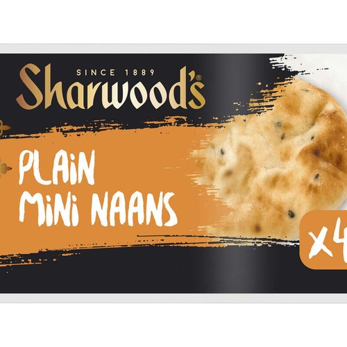 Sharwoods Naan Mini x4-260g