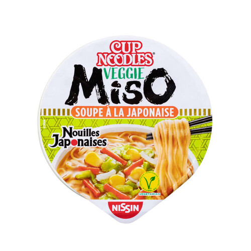 Miso Cup Noodles Veggie Soupe Japonaise 67 G