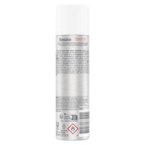Rexona Maximum Protection Déodorant Spray Anti-Transpirant Fresh 150ml