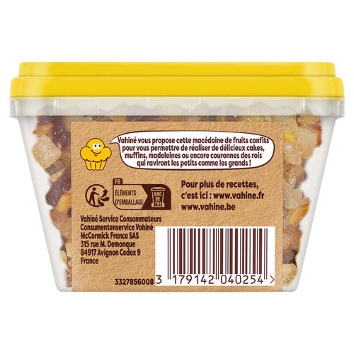 Vahiné Macédoine de Fruits Confits 150g