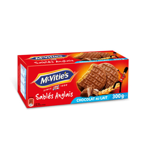Mc Vitie's Biscuits Sablés Chocolat au Lait 300g
