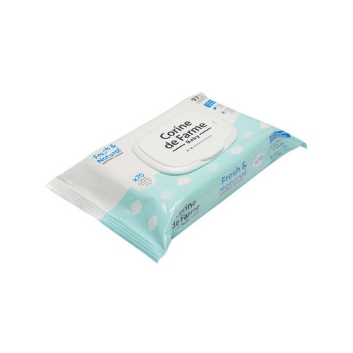 Corine de Farme Lingettes change Fresh & Natural x70