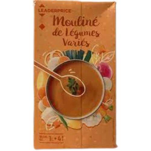 Leader Price Mouliné de Légumes Variés 1L