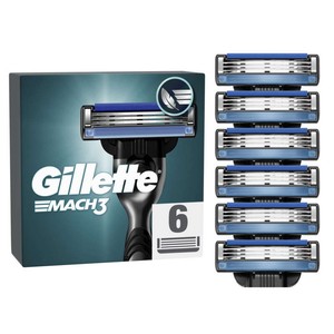 Gillette Mach3 Lames De Rasoir x6