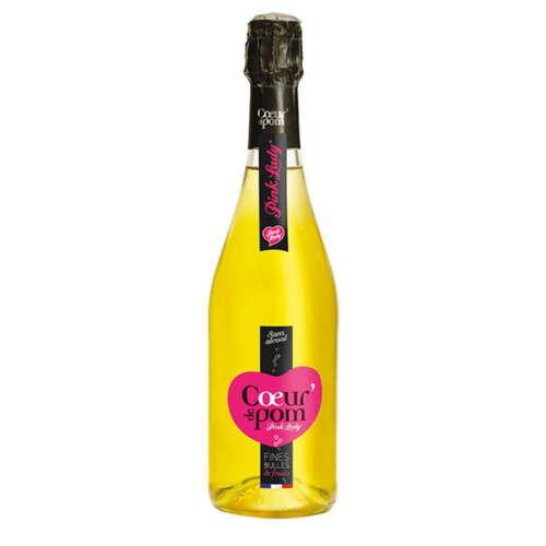 Coeur de pom Fines Bulles Pink Lady 75cl