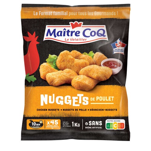 Maître Coq Nuggets de Poulet *50 Env.  1kg
