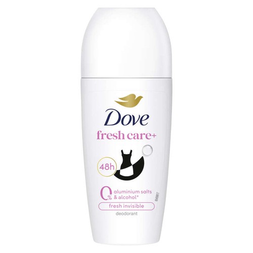 Dove Déodorant Bille 0% Sels d'Aluminium Invisible Care 50ml