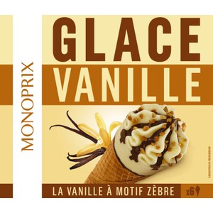 Monoprix Glace Vanille 419g