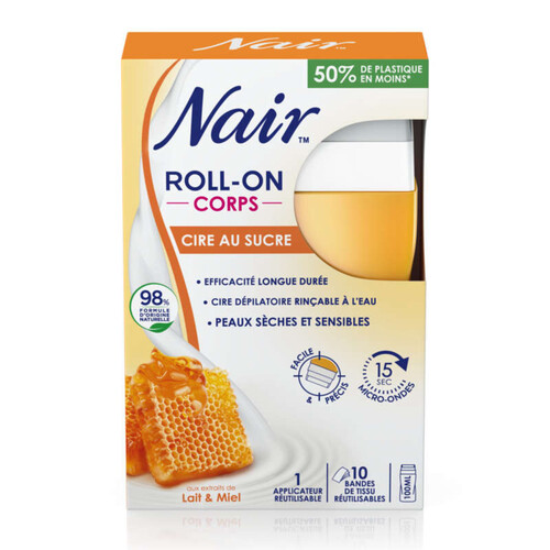 Nair Roll-On Cire Au Sucre 100Ml