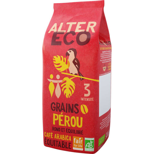 Alter Eco Cafe Grain Perou bio 500g