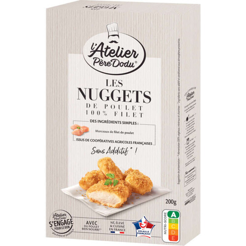 Atelier Père Dodu nuggets 200g