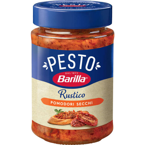 Barilla sauce pesto rustico tomates séchées 200g