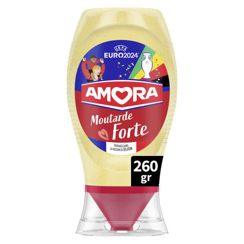 Amora Moutarde De Dijon Fine Et Forte Flacon Souple 265G
