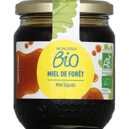 Monoprix Bio Miel Liquide de Forêt 375g