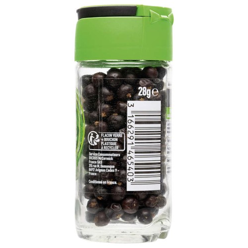 Ducros Genièvre, Baies Entières, Opercule Fraîcheur 28g