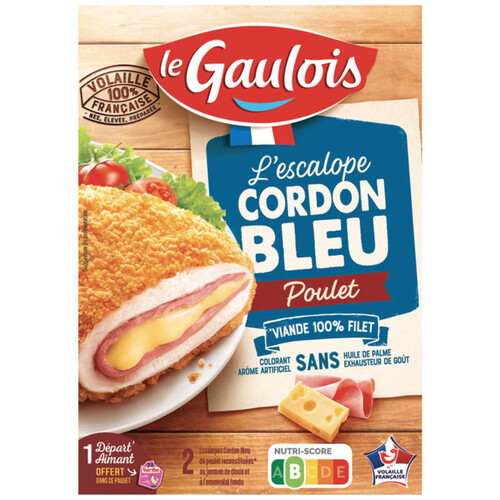Le Gaulois Cordons bleus poulet x2  200g.