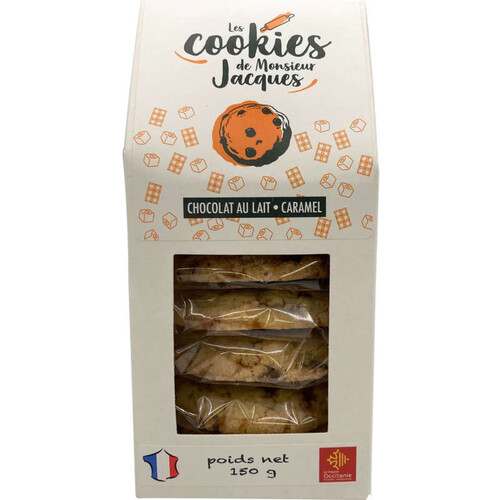 Les Cookies de Mr.Jacques chocolat au lait caramel 130g