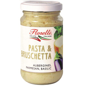 Florelli sauce à base d'aubergines, parmesan, basilic 190g