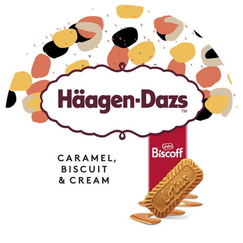 Haagen-Dazs Glace Speculoos Biscuits Caramel & Crème 400g