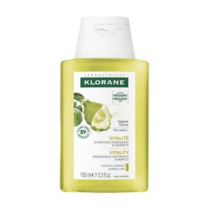 [Para] Klorane Shampoing Légèreté Assainissant à la Pulpe de Cédrat Cheveux Normaux Régraissant Vite 100ml