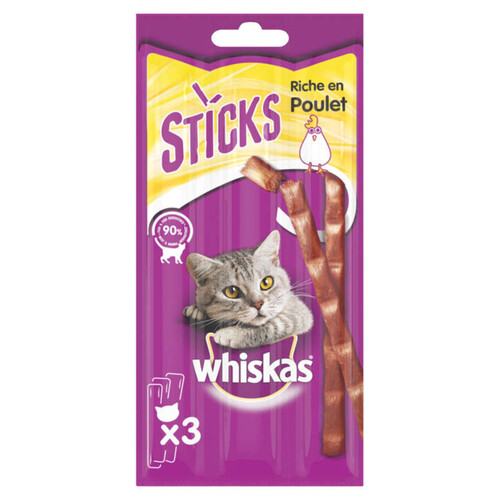 Whiskas Sticks au Poulet x3