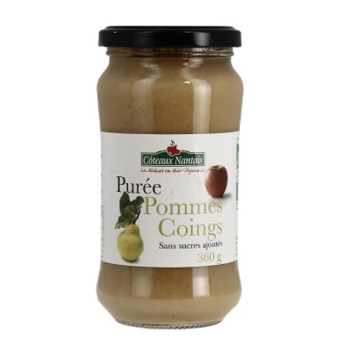 [Par Naturalia] Coteaux Nantais Purée Pommes Coing Sans Sucres Ajoutés 360G Bio