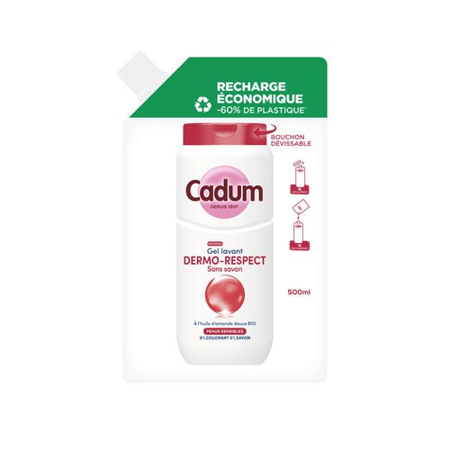 Cadum Douche Ecopack dermo respect 500ml
