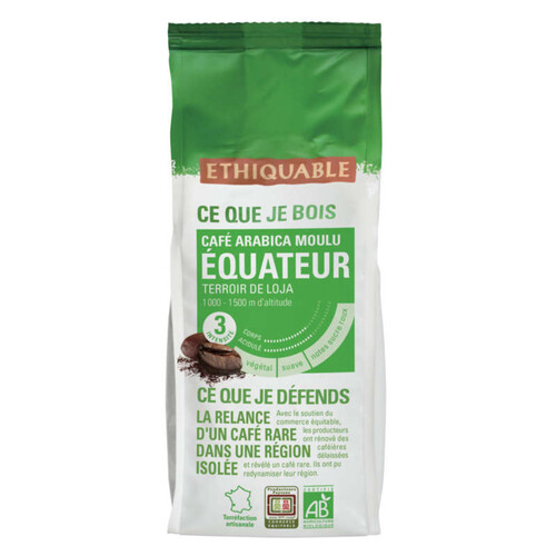 Ethiquable Café Moulu Equateur Bio 250g