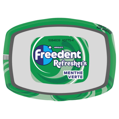 Freedent Refreshers Chewing Gum à La Menthe Verte Sans Sucres 67g