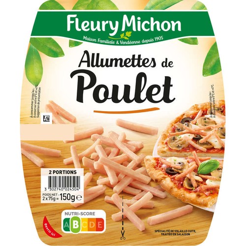 Fleury Michon Allumettes de Poulet 2x75g