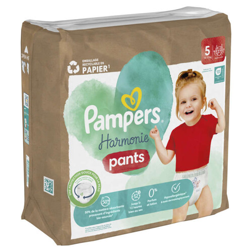 Pampers Harmonie Couches Culottes T5 x27