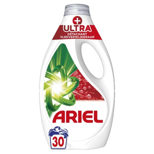 Ariel Lessive Liquide +Ultra Détachant *30 Lavages 1,35l