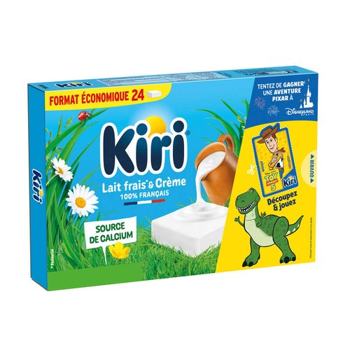 Kiri Crème Format Familial 24 Portions 432g