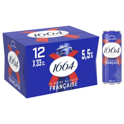 1664 Bière Blonde 12x33cl