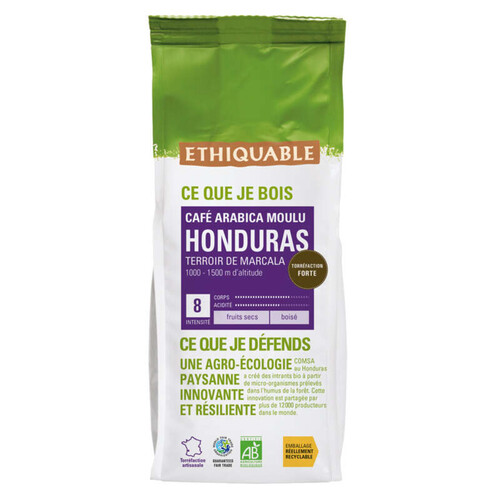 Ethiquable Café Moulu Honduras Bio 250g