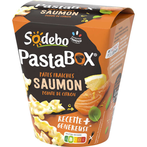 Sodebo Pasta Box Fusilli au saumon 300g