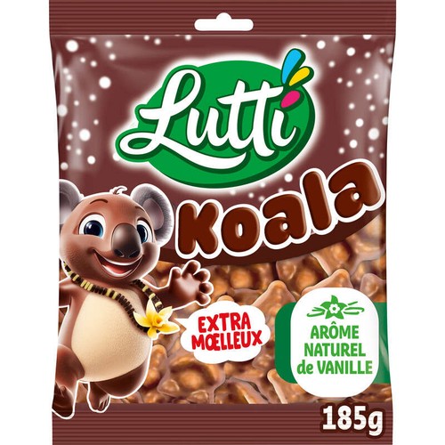 Lutti Guimauves Koala Chocolat Au Lait Extra Moëlleux 185g