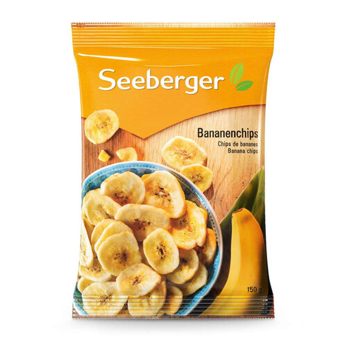 Seeberger Chips de bananes en sachet 150g
