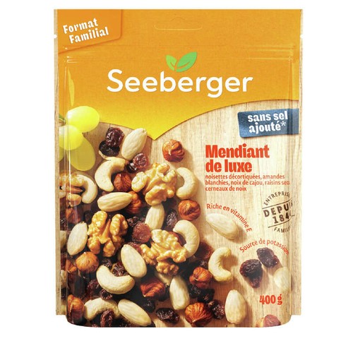 Seeberger Mix De Raisins Et Noix 400g