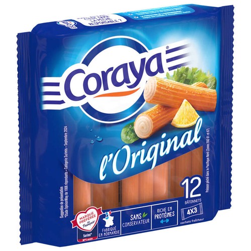 Coraya L'Original Bâtonnets de Surimi 180g
